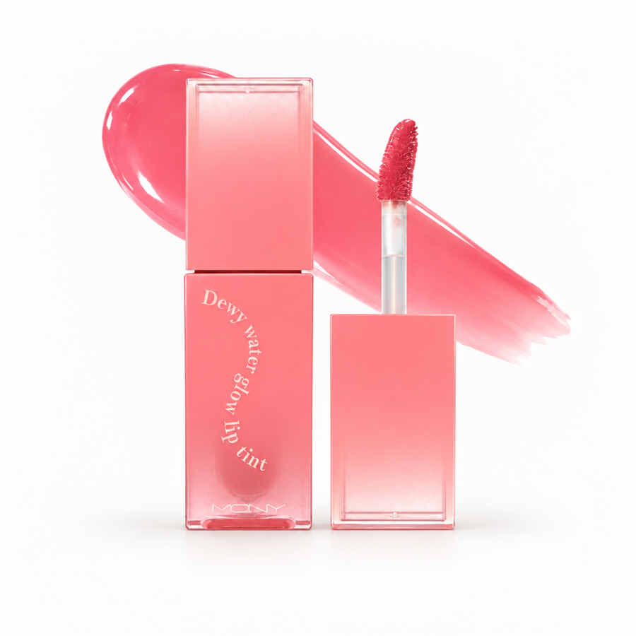 MACQUEEN NEW YORK Dewy Water Glow Lip Tint in 03 Peach Dew