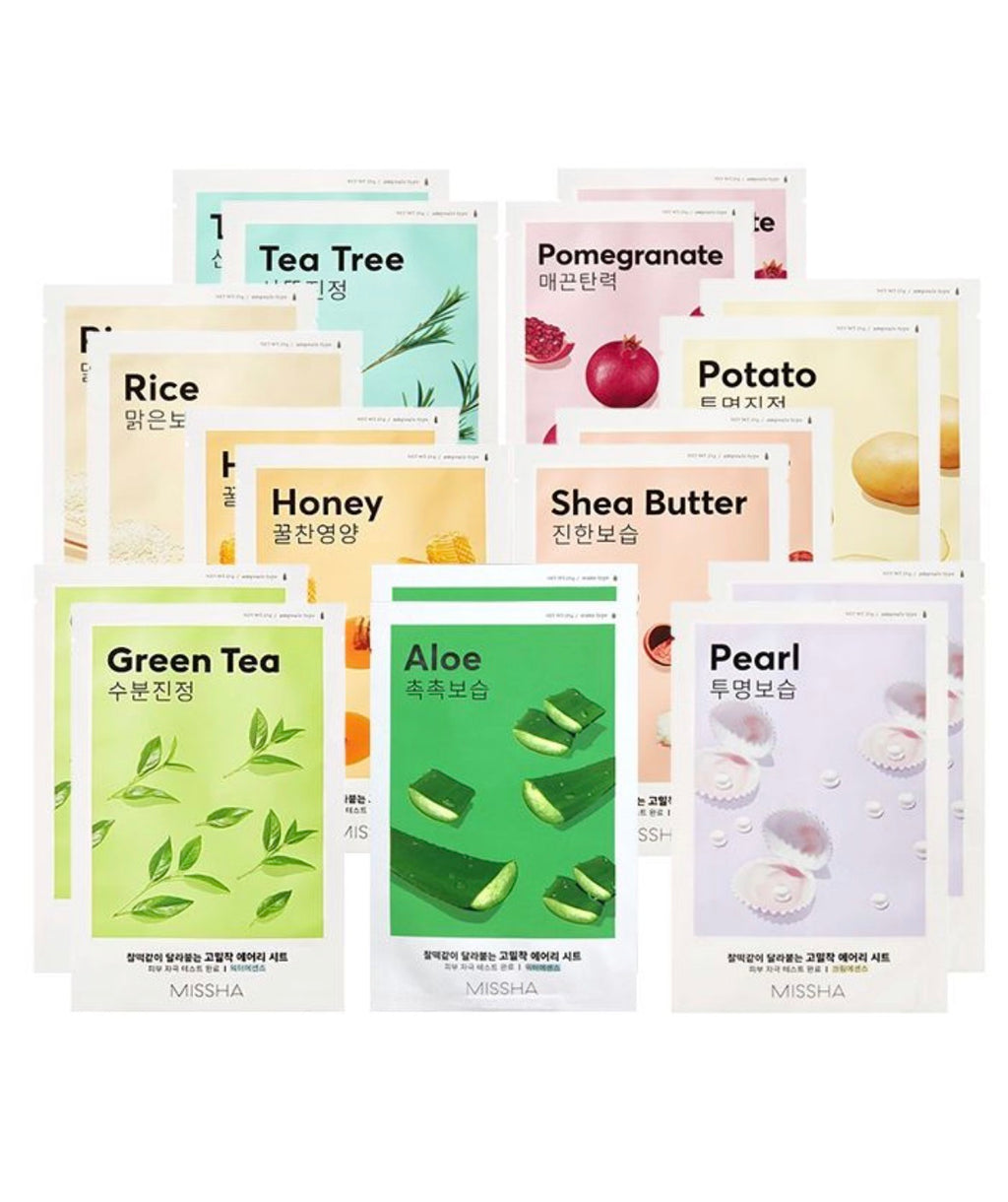 MISSHA Airy Fit Sheet Mask — 3 Pack