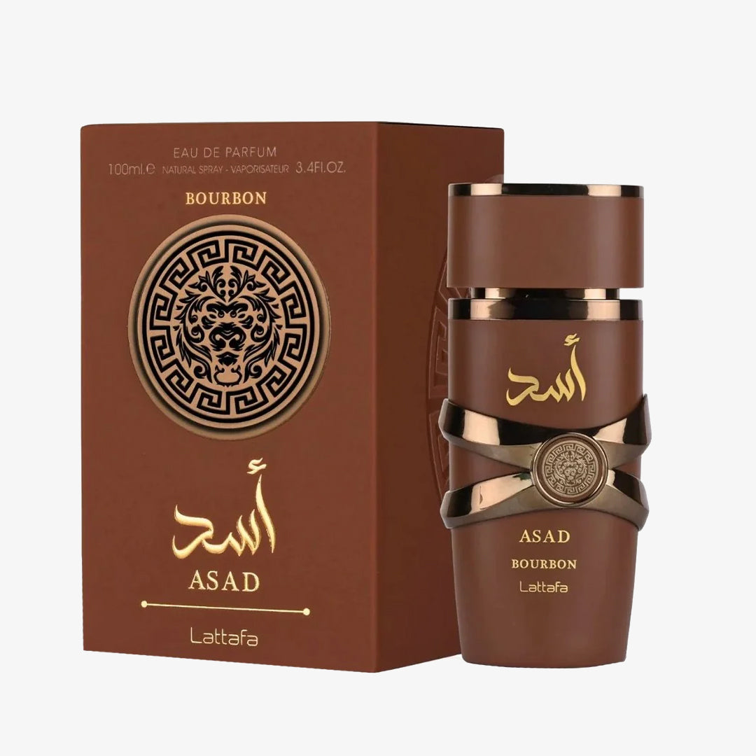 Lattafa Asad Bourbon EDP box