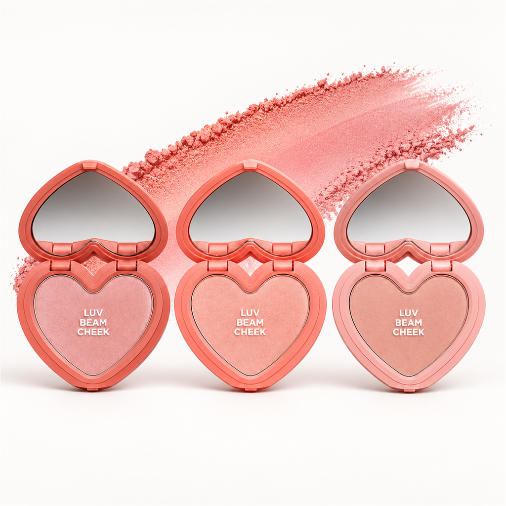 lilybyred Luv Beam Cheek in 02 Dollish Rose, 04 Selfie Red and 05 French Marsala